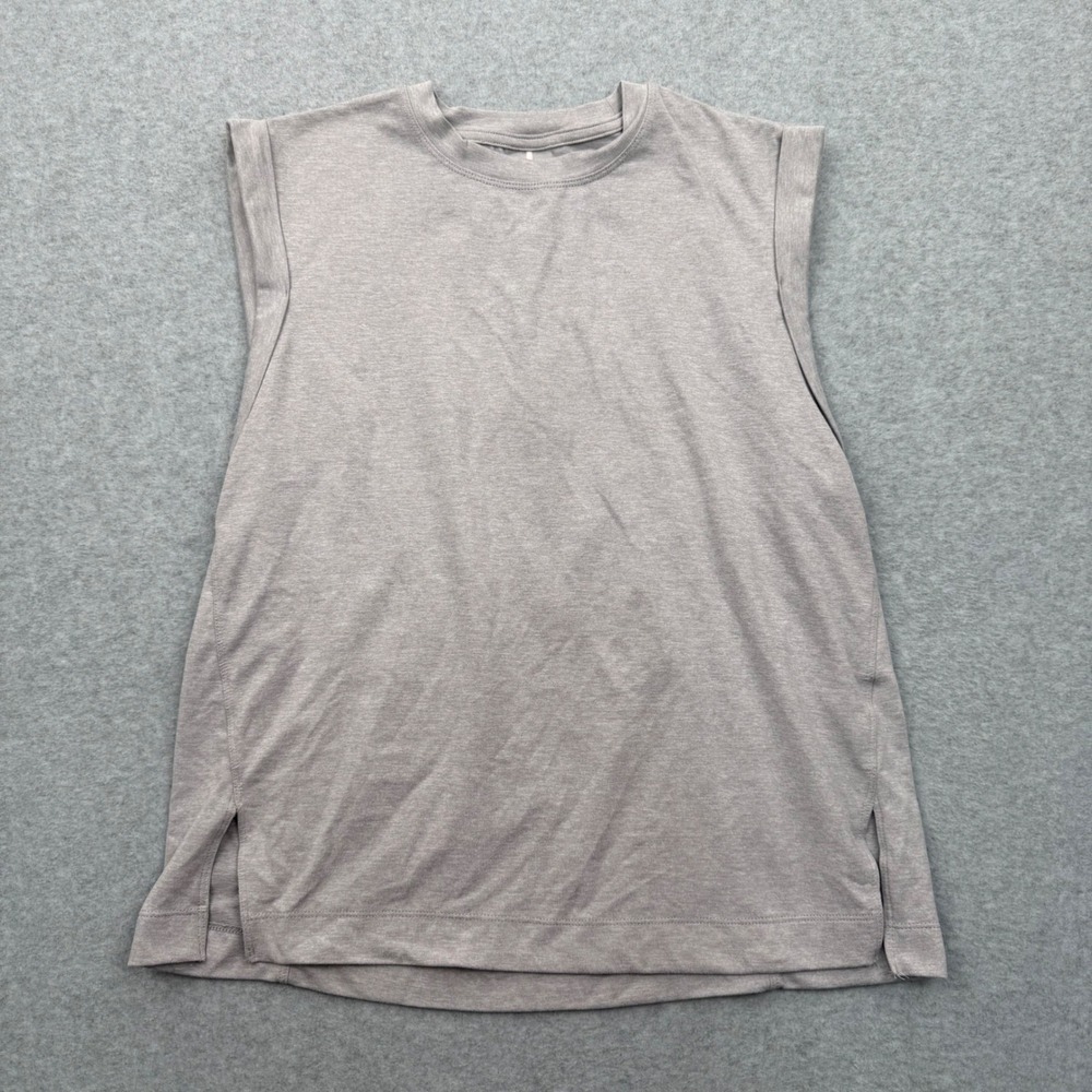 Calia Muscle Tank Women S Athleisure Minimalist Sleeveless Heathered Grey Tee